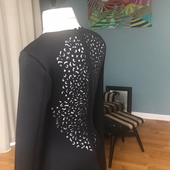 NWOT LBD W/ laser cut back neoprene material - Picture 6 of 6